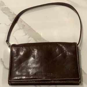 Kenneth Cole brown leather bag. OS, Nice, pre-lov